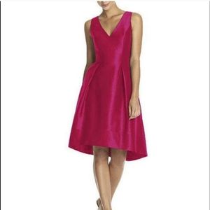 ALFRED Sung D586 Cocktail Dress in Sangria Size 8 NWOT